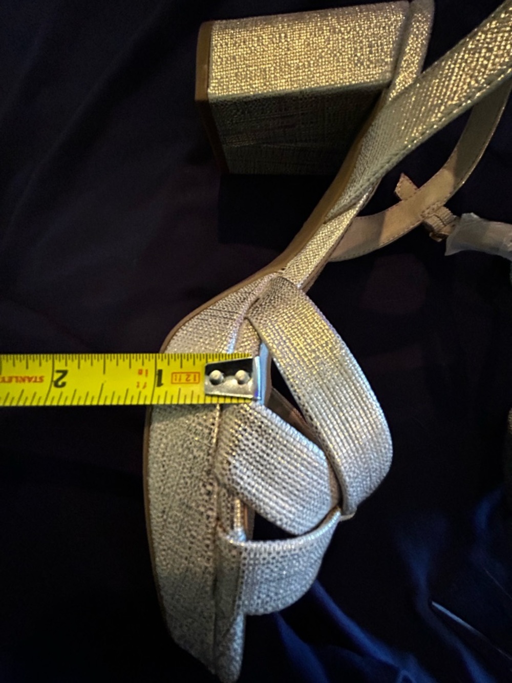 Life Stride Metallic Gold Knot Slingback Sandals - Picture 7 of 7